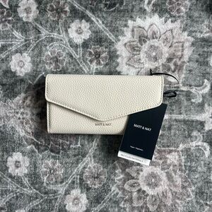 Matt & Nat Ivory Textured Wallet